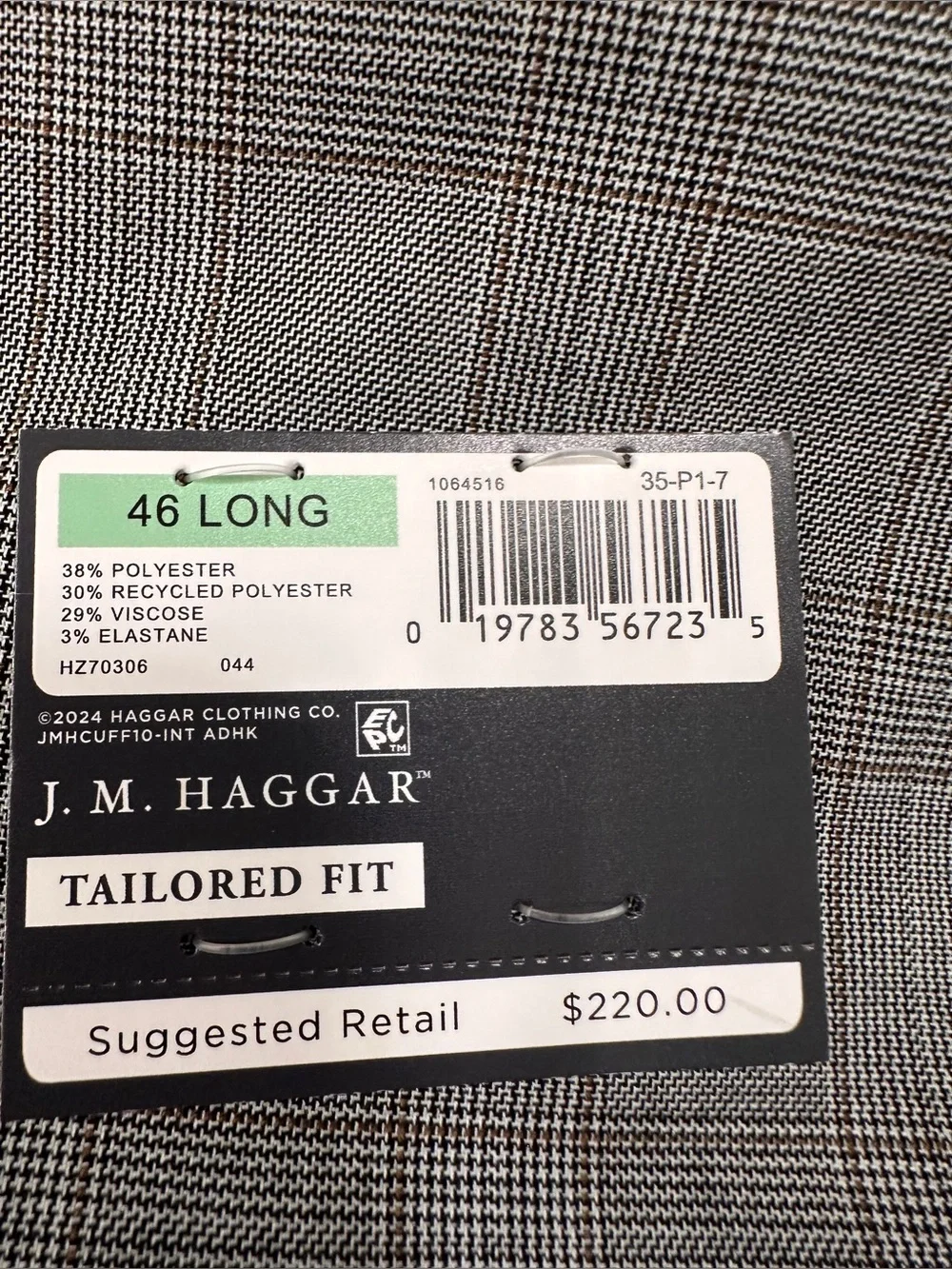 J.M.Haggar new tag